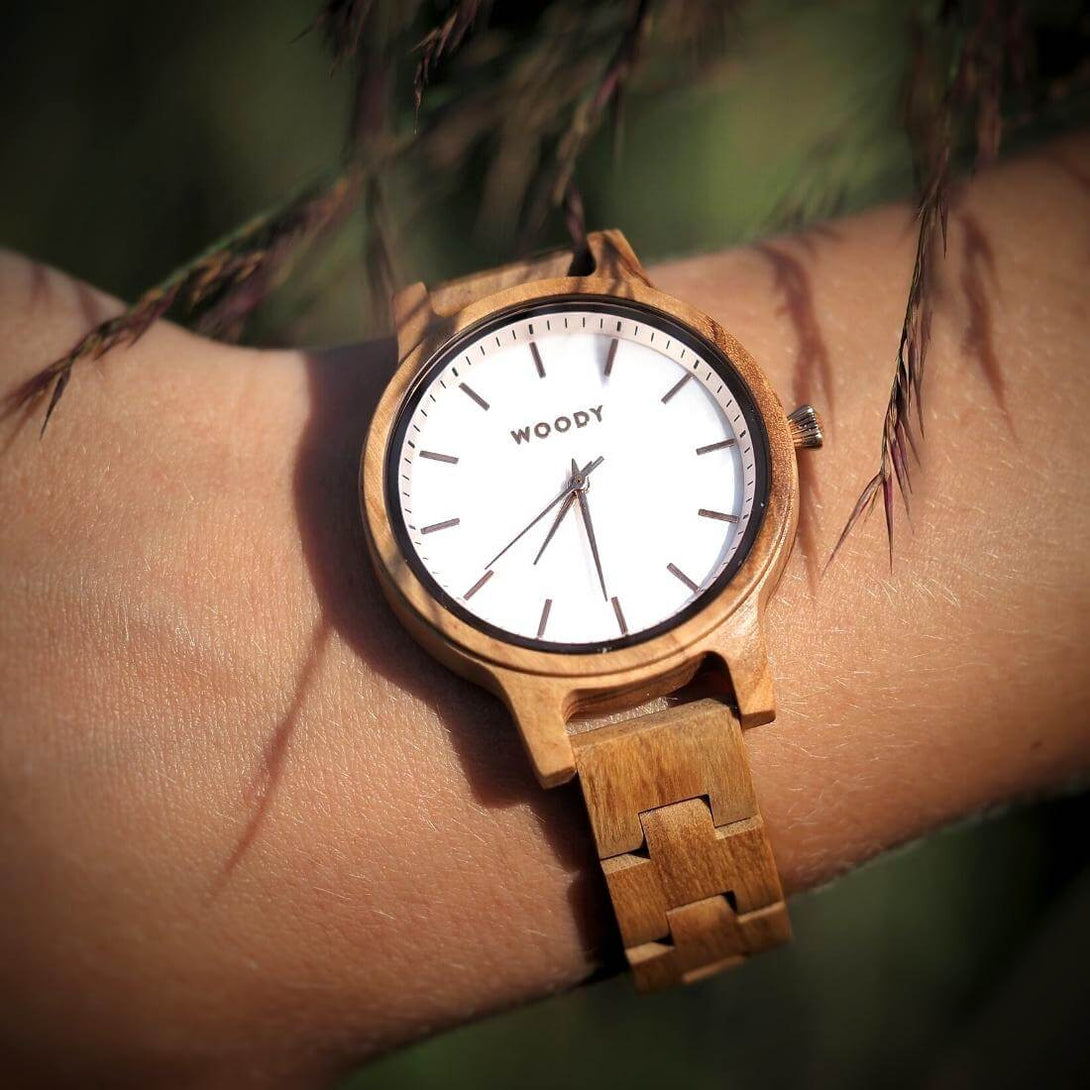 Rose olivia uniek duurzaam houten horloge voor vrouwen