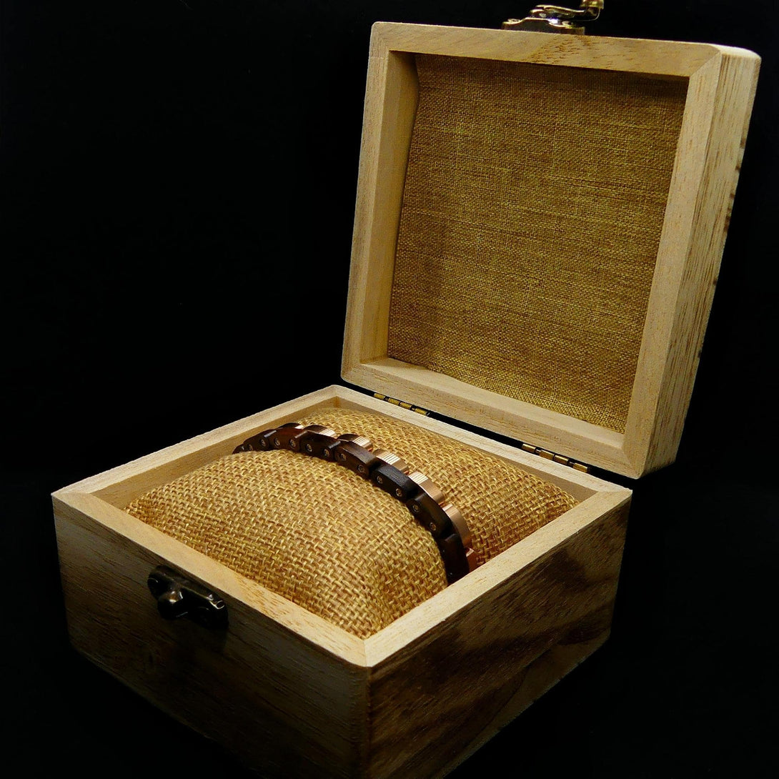 wood armband dames in luxe verpakking